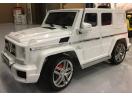 Masina electrica pentru copii 2-8 ani Mercedes G63 SUV 12V cu Roti MOI